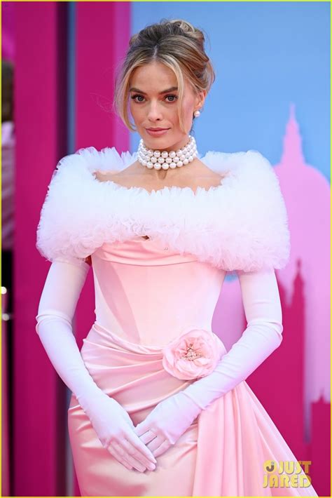 margot robbie pink chanel dress|Margot Robbie barbie dress.